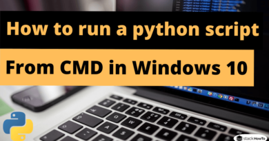 How to run a python script from the command line in Windows 10