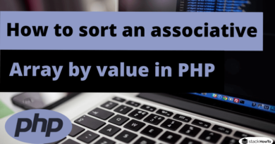How to sort an associative array by value in PHP