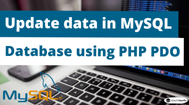 How to update data in MySQL database using PHP PDO
