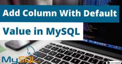 MySQL Add Column With Default Value