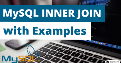 MySQL INNER JOIN with Examples