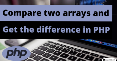 PHP Compare two arrays and get the difference