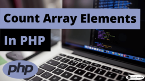 count strings in array php