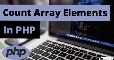 PHP - Count Array Elements