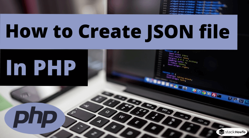 PHP - Create JSON file