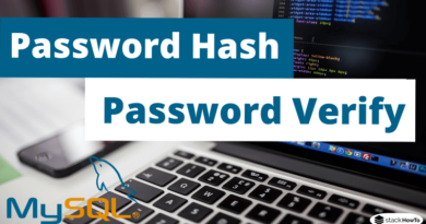 PHP - Password Hash & Password Verify with Example