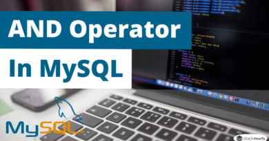AND Operator in MySQL