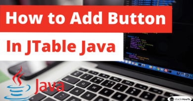 How to Add Button in JTable