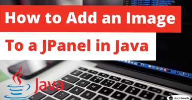 How to Add an Image to a JPanel in Java Swing