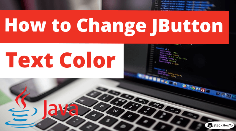 How to Change JButton Text Color