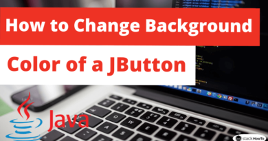 How to Change the Background Color of a JButton