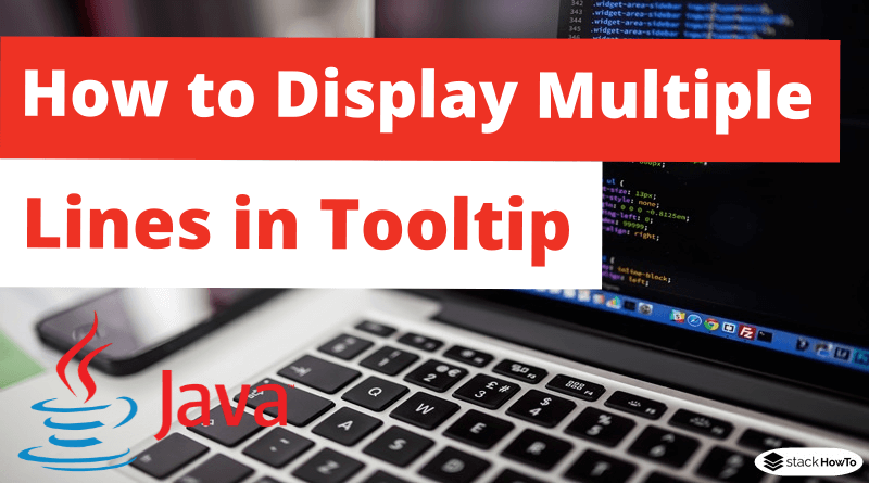 How to Display Multiple Lines in Tooltip