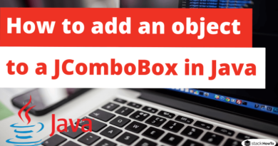 How to add an object to a JComboBox in Java