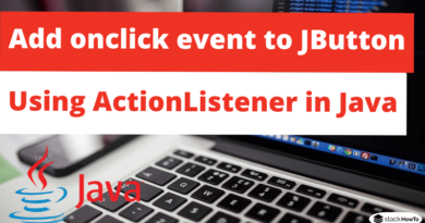 How to add onclick event to JButton using ActionListener in Java Swing