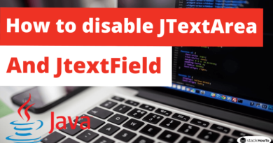 How to disable JTextArea and JtextField