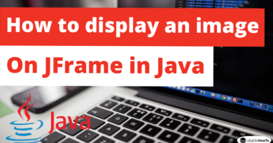 How to display an image on JFrame in Java Swing