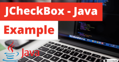 JCheckBox - Java Swing - Example