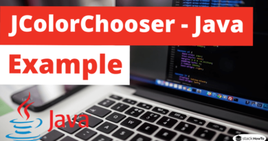 JColorChooser - Java Swing - Example