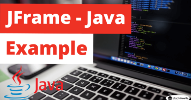 JFrame - Java Swing - Example