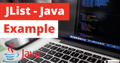 JList - Java Swing - Example