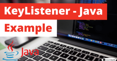 KeyListener - Java - Example