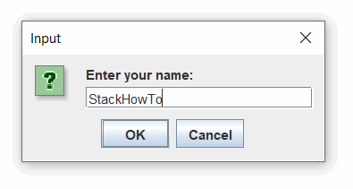 Dialog Boxes Joptionpane Java Swing Example Stackhowto Hot Sex Picture