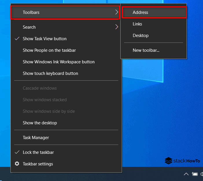 How to Pin a Website to Taskbar in Windows 10 - StackHowTo