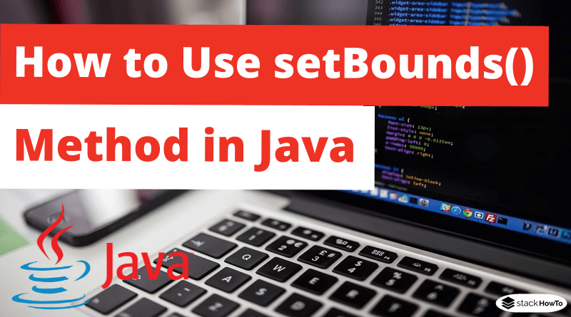 how to use setbounds method in java