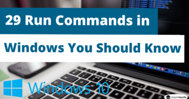 29 Run Commands in Windows You Should Know