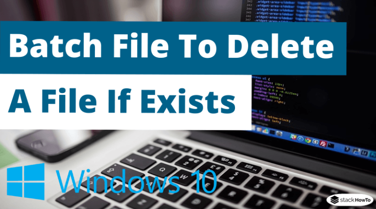 batch file delete directory if exists