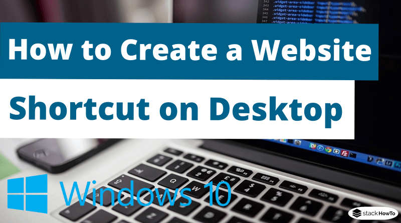 how to create a shortcut on desktop for a url
