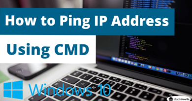 How to Ping IP Address in CMD