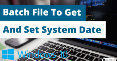 Batch File To Get and Set System Date