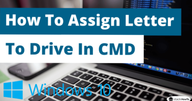 How To Assign Letter To Drive In CMD