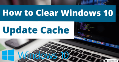 How to Clear Windows 10 Update Cache