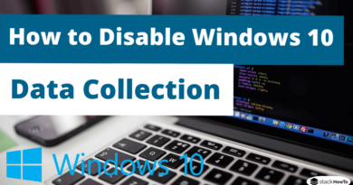 How to Disable Windows 10 Data Collection