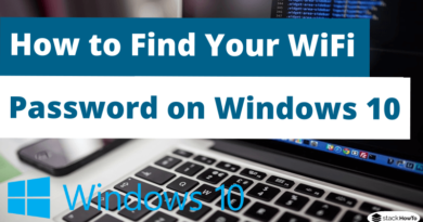 How to Find Your WiFi Password on Windows 10