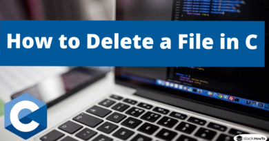 How To Delete a File in C
