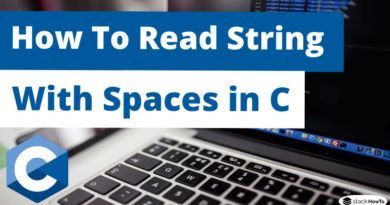 How To Read String With Spaces in C