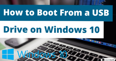 How to Boot From a USB Drive on Windows 10