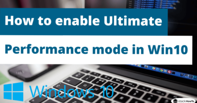 How to enable Ultimate Performance mode in Windows 10