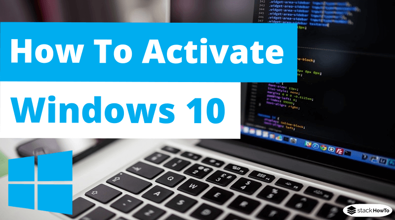 How To Activate Windows 10