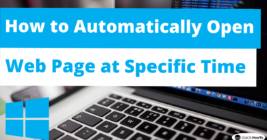 How to Automatically Open a Web Page at a Specific Time