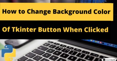 How to Change Background Color of a Tkinter Button When Clicked in Python