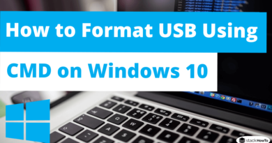 How to Format USB Using CMD on Windows 10