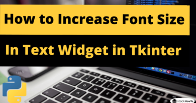 How to Increase Font Size in Text Widget in Tkinter