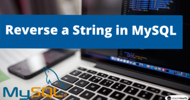 How to Reverse a String in MySQL