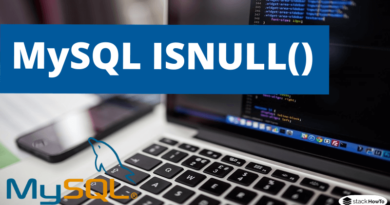 MySQL ISNULL() Function