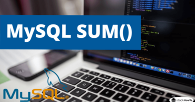 MySQL SUM() with Example