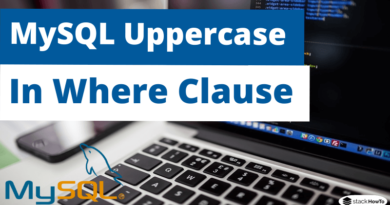 MySQL Uppercase in Where Clause